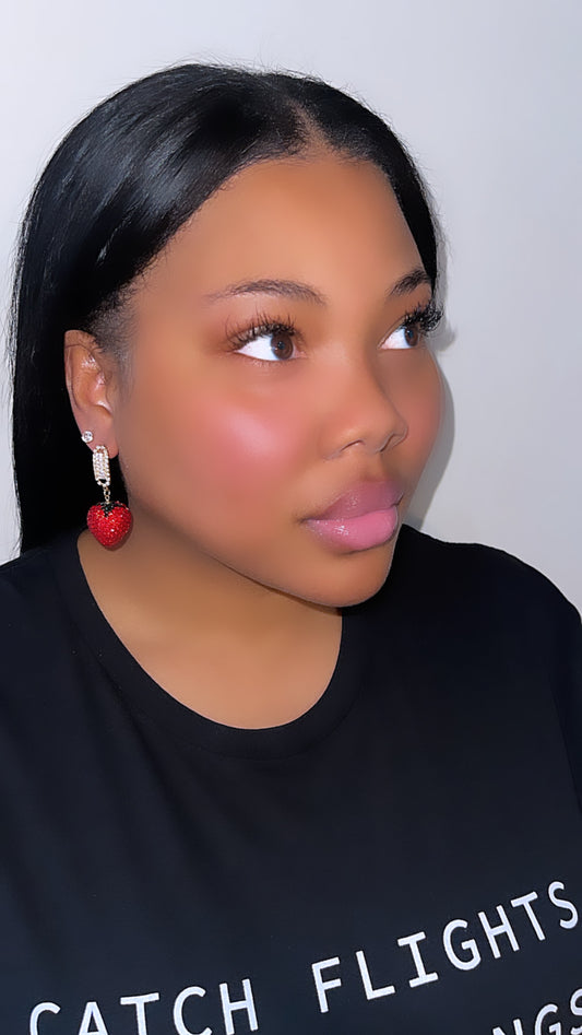 Strawberry drop Earrings