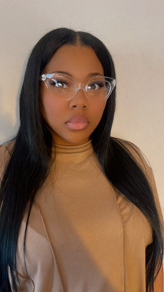 Cat eye glasses